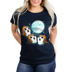 3 Porg Moon Women's T-Shirt Model Star Wars TeeTurtle